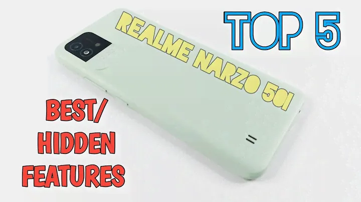 Realme Narzo 50i Top 5 Best/Hidden Features | Tips & Tricks